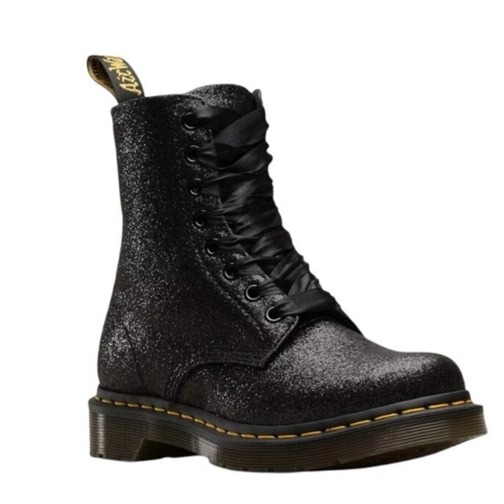 Dr. Martens 1460 Black Pascal Glitter Boots
Women's Size 8 (EU 39)